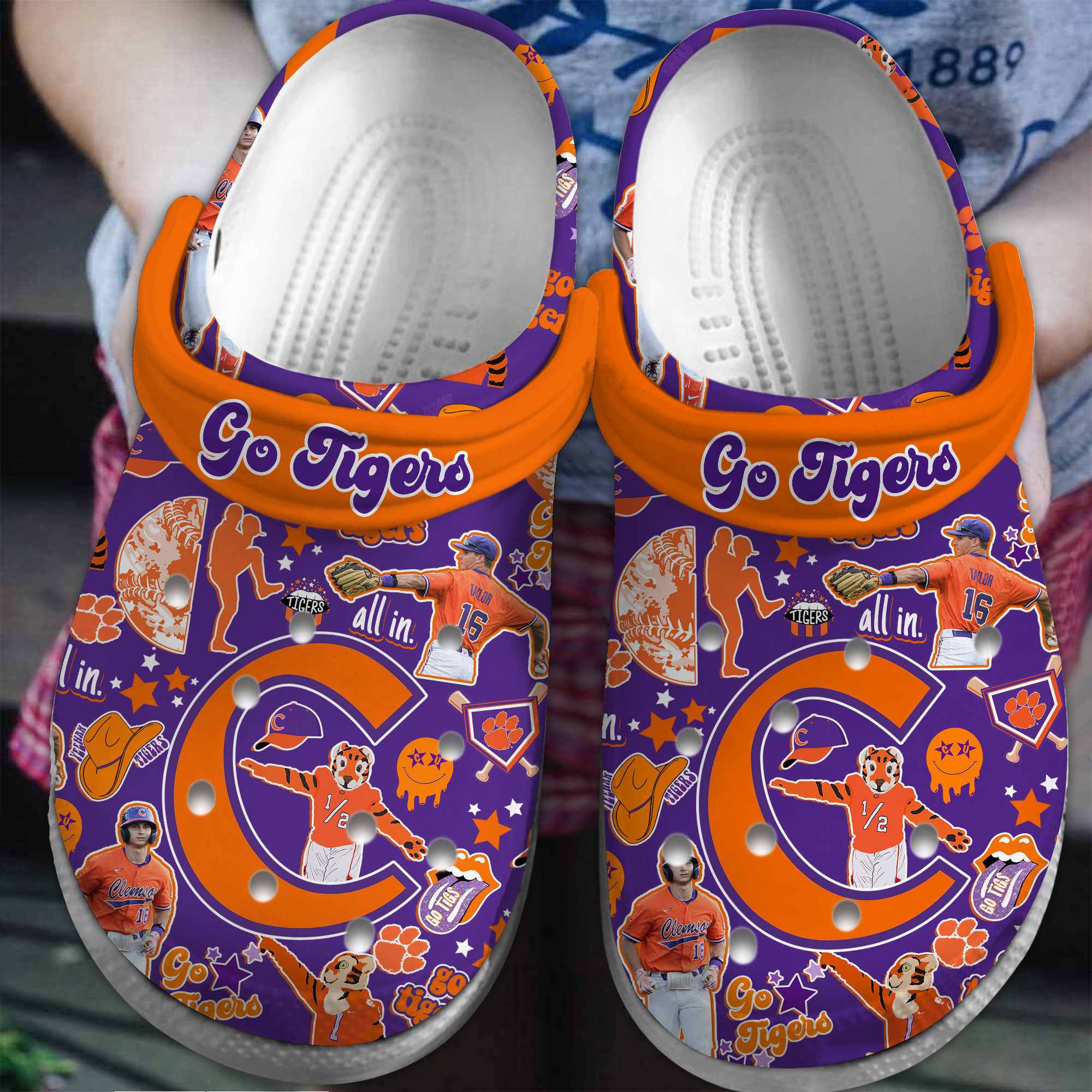 Clemson Tigers 2025 NCAA Sport Crocs Clogs For Men Women and Kids - GNL146789