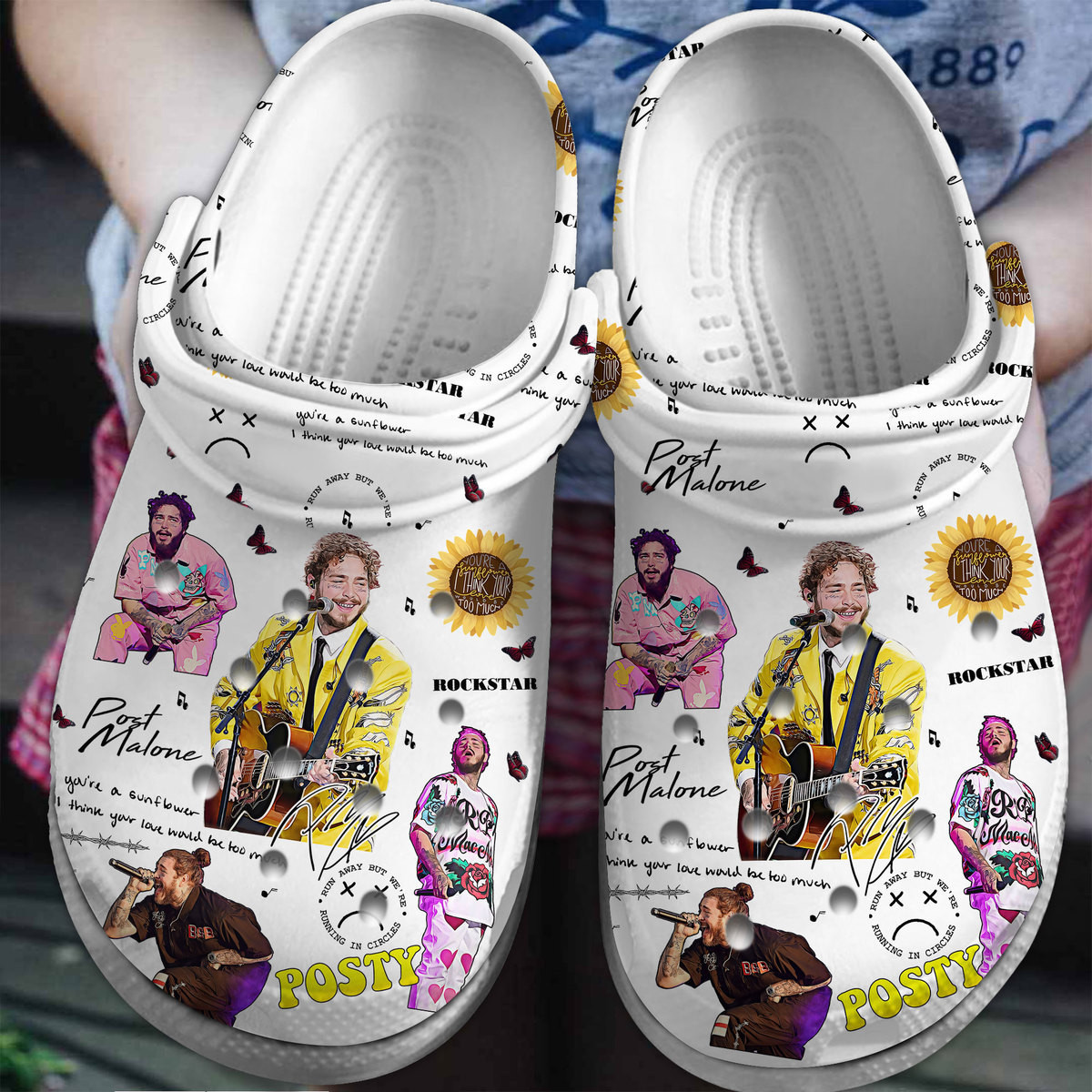 Van Halen Christmas Music Crocs Clogs For Men Women and Kids
