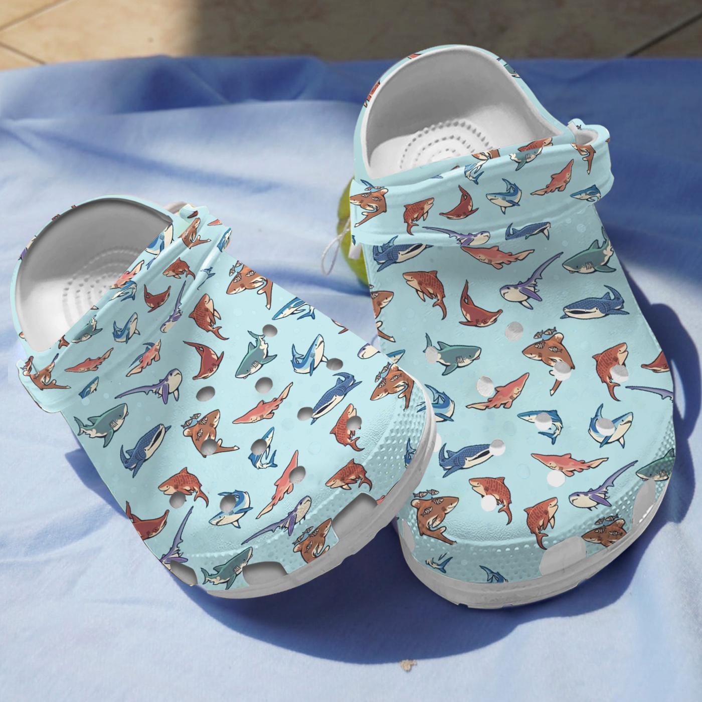 Shark Collection Crocs, Crocs Shoes Comfortable For Men Women and Kids