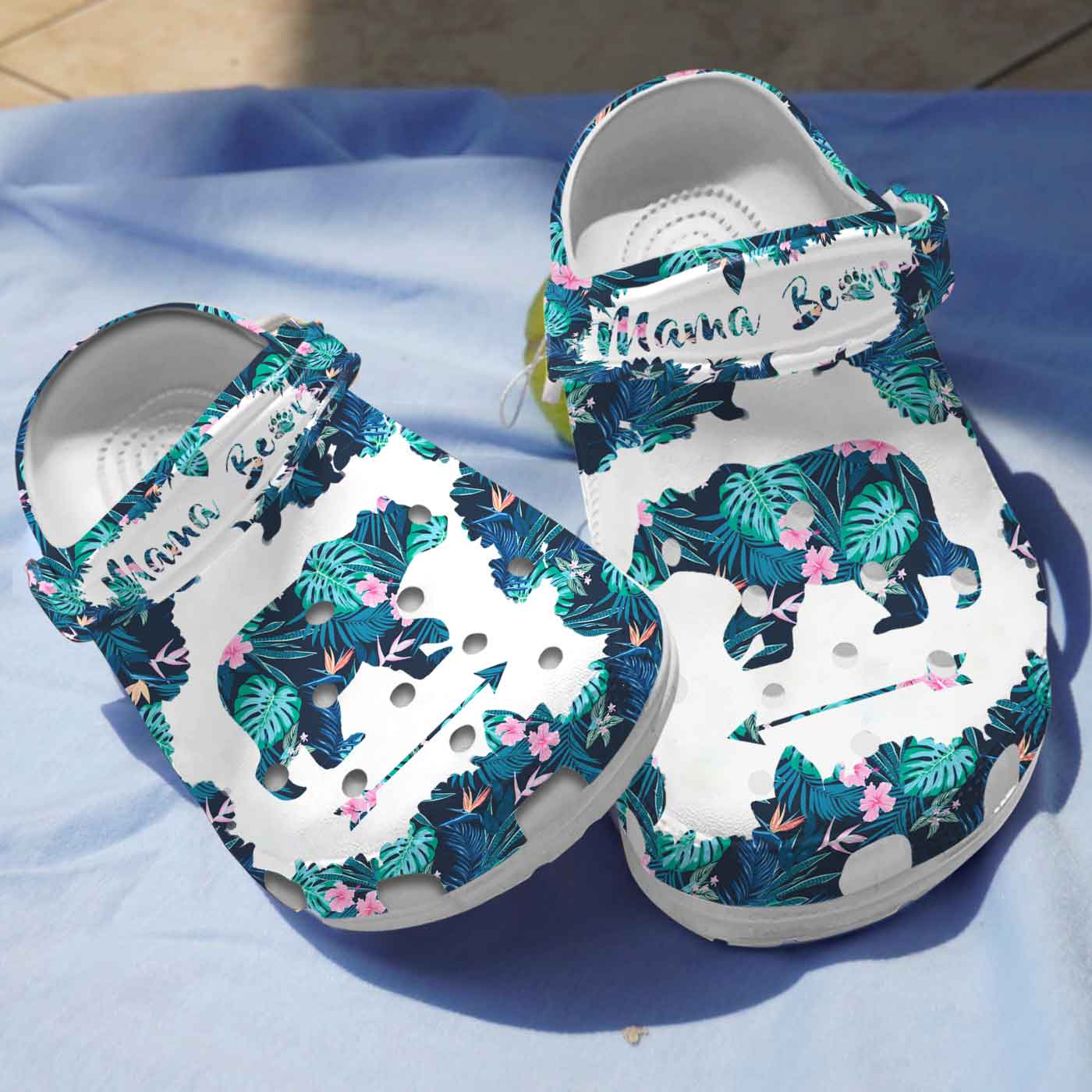 Flower Mama Bear Mother  Day Life Crocs, Crocs Shoes Comfortable For Men Women and Kids