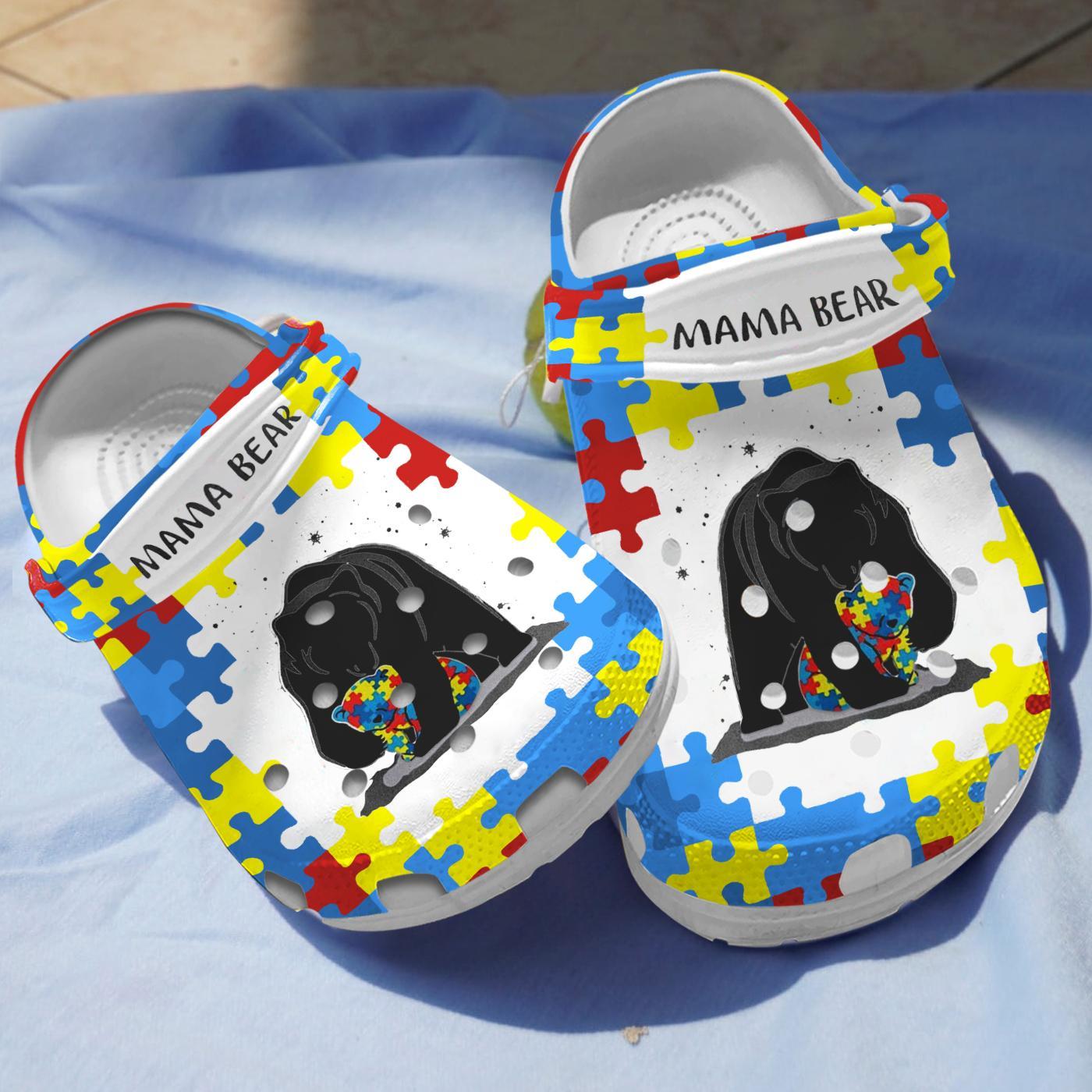 Mama Bear Crocs, Crocs Shoes Comfortable For Men Women and Kids