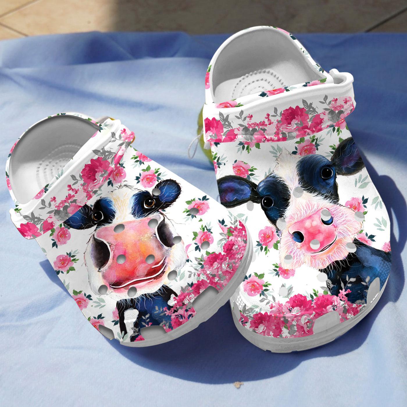 Funny Cow Crocs, Crocs Shoes Comfortable For Men Women and Kids