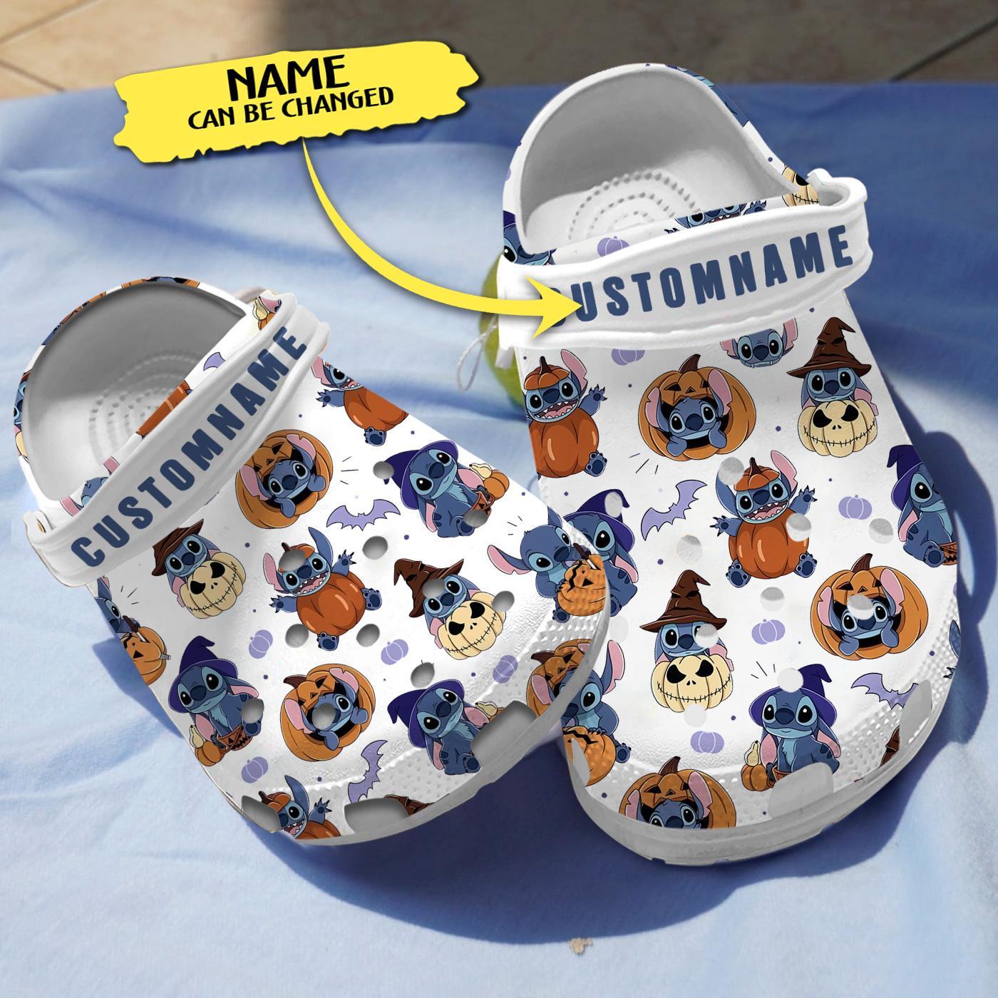 Stitch Cartoon Crocs, Clogs Shoes Comfortable For Men Women and Kids - GNL2614862