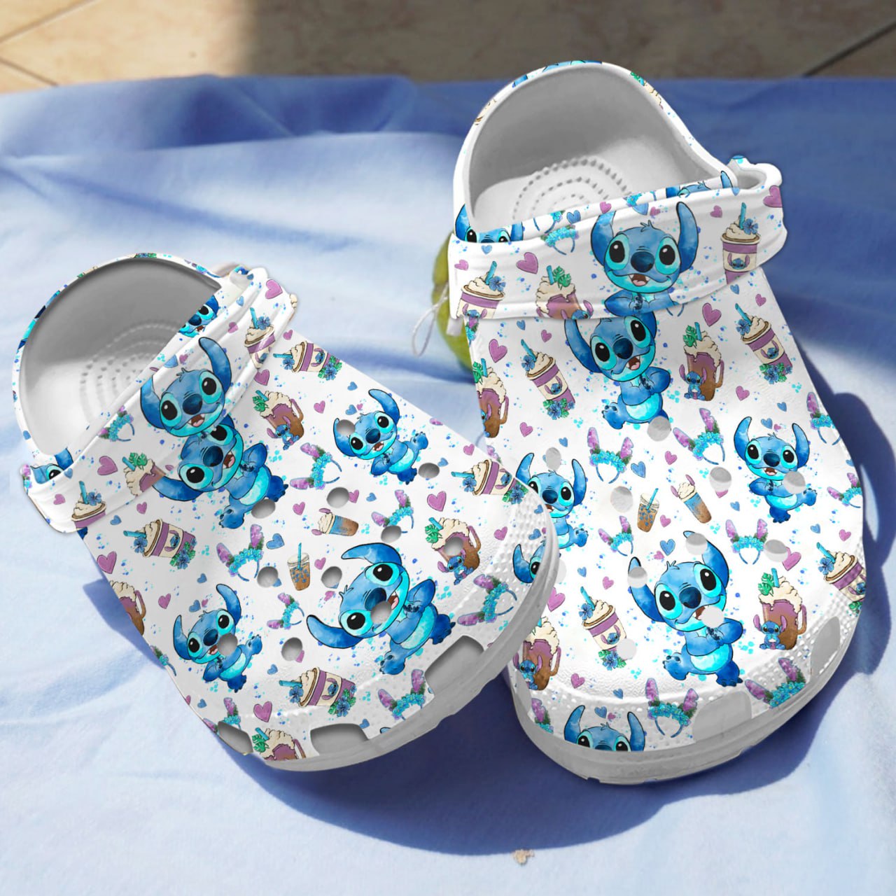 Stitch Cartoon Crocs, Clogs Shoes Comfortable For Men Women and Kids - GNL2614632