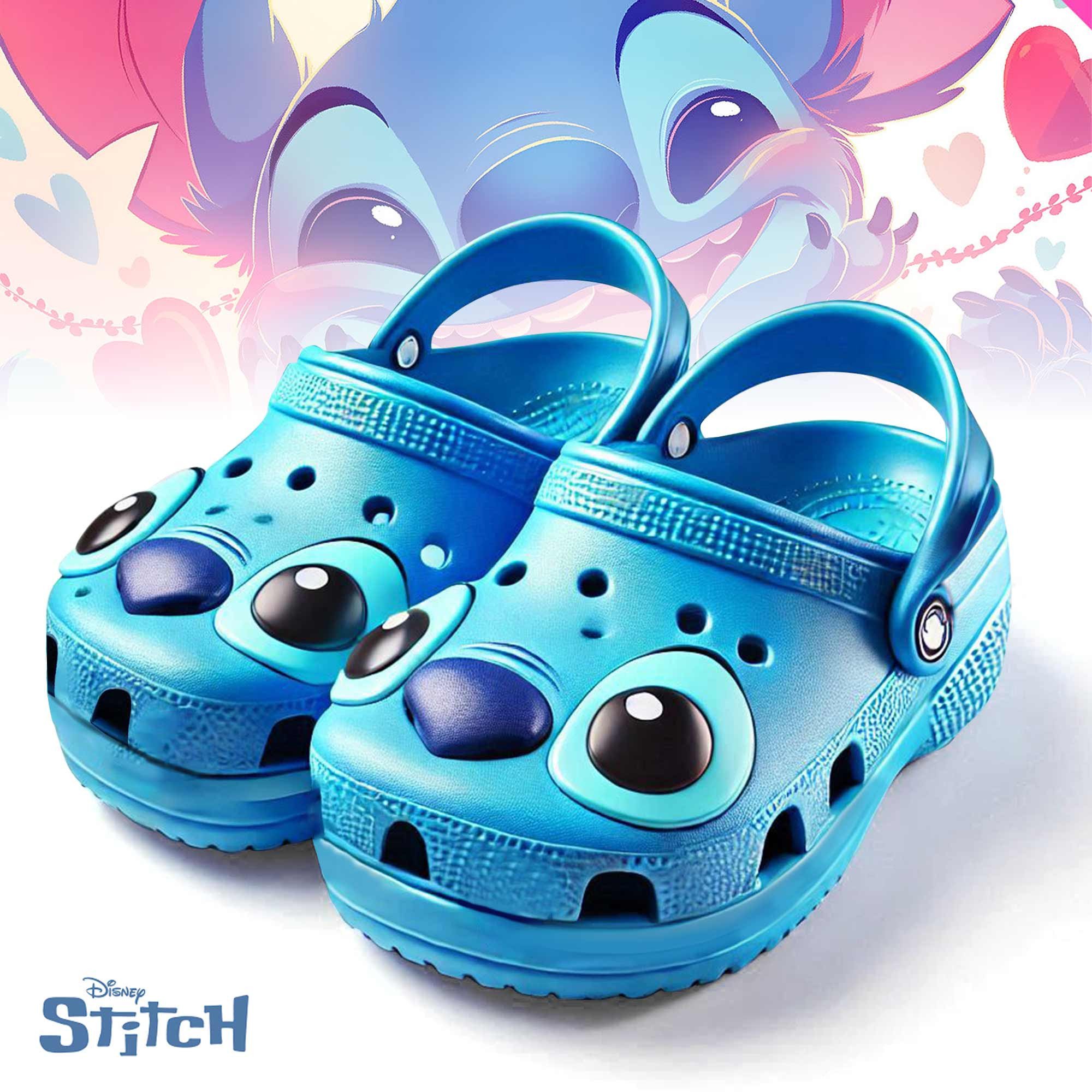 Stitch Cartoon Crocs, Clogs Shoes Comfortable For Men Women and Kids - GNL2614638