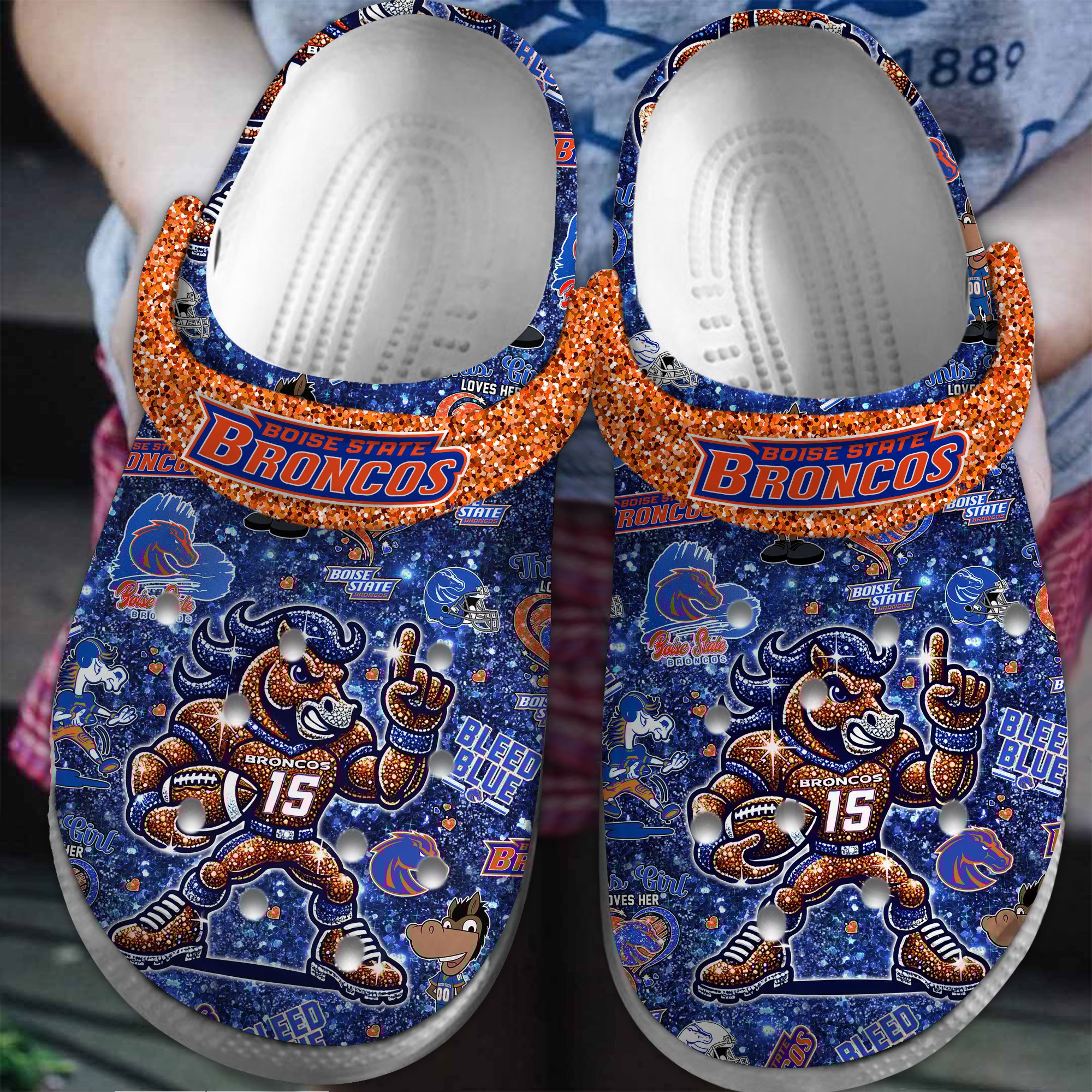 Boise State Broncos 2025 NCAA Sport Crocs Clogs For Men Women and Kids - GNL146818
