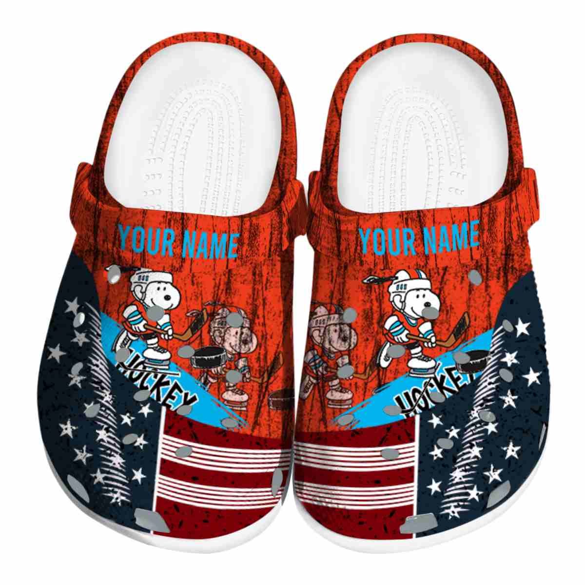 Snoopy Hockey Cartoon Sport Crocs, Clogs Shoes Comfortable For Men Women and Kids - GNL2614655
