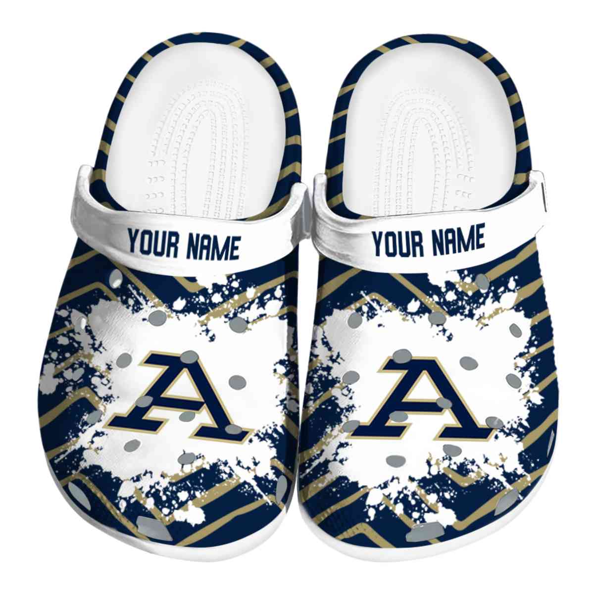 Akron Zips 2025 NCAA Sport Crocs Clogs For Men Women and Kids - GNL146859