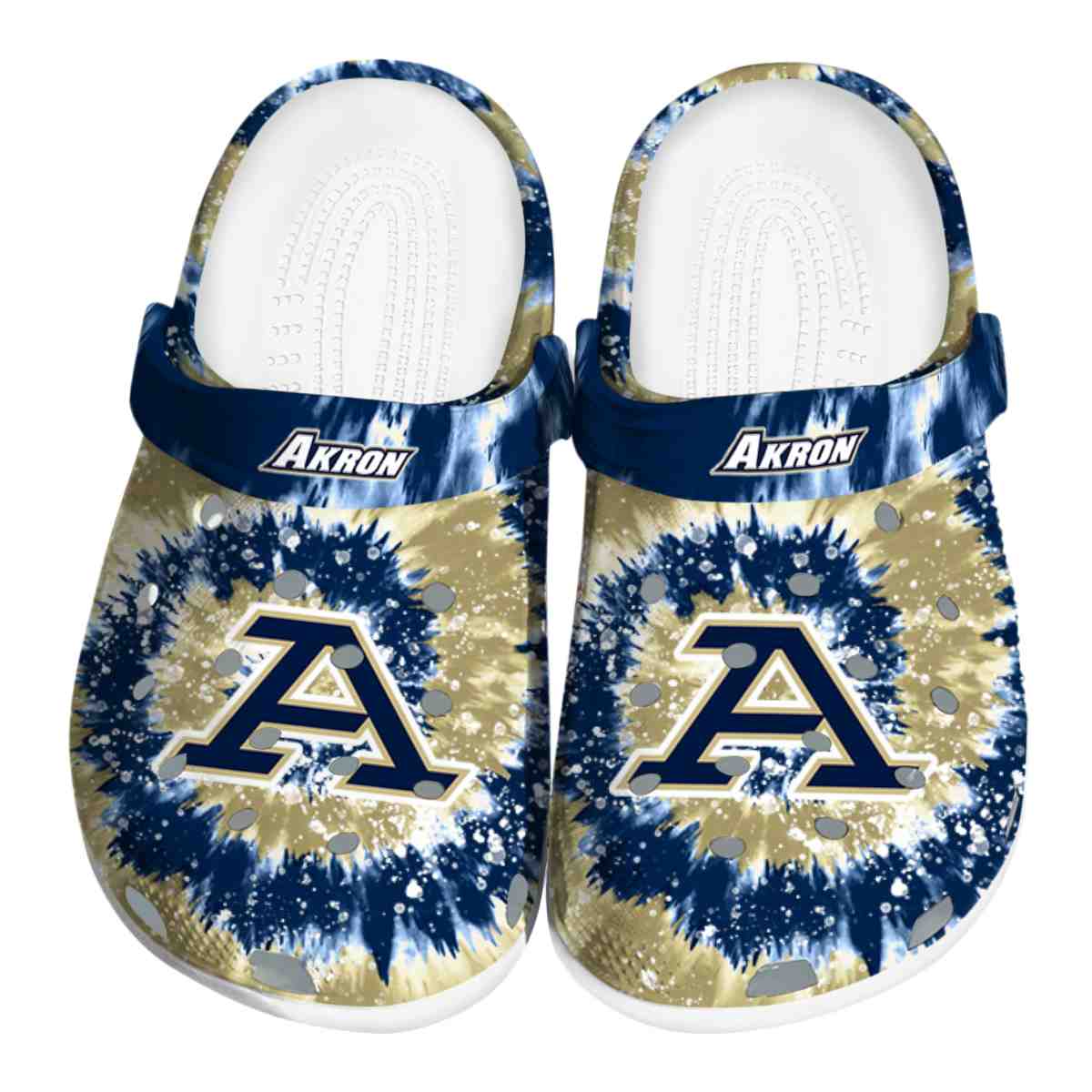 Akron Zips 2025 NCAA Sport Crocs Clogs For Men Women and Kids - GNL146863