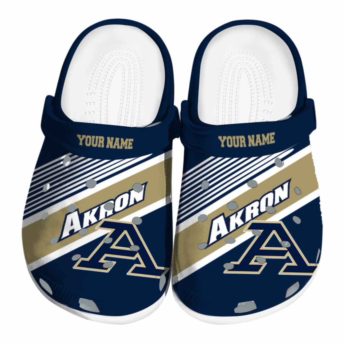 Akron Zips 2025 NCAA Sport Crocs Clogs For Men Women and Kids - GNL146883