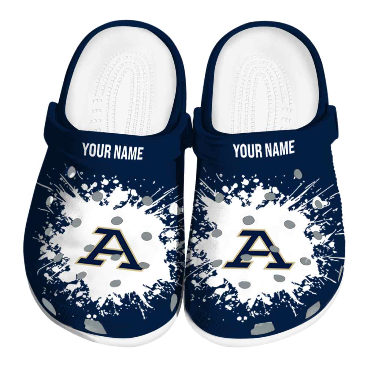 Akron Zips 2025 NCAA Sport Crocs Clogs For Men Women and Kids - GNL146887
