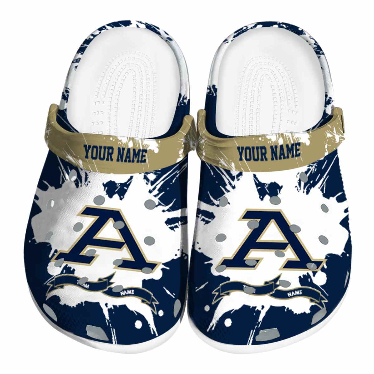 Akron Zips 2025 NCAA Sport Crocs Clogs For Men Women and Kids - GNL146867