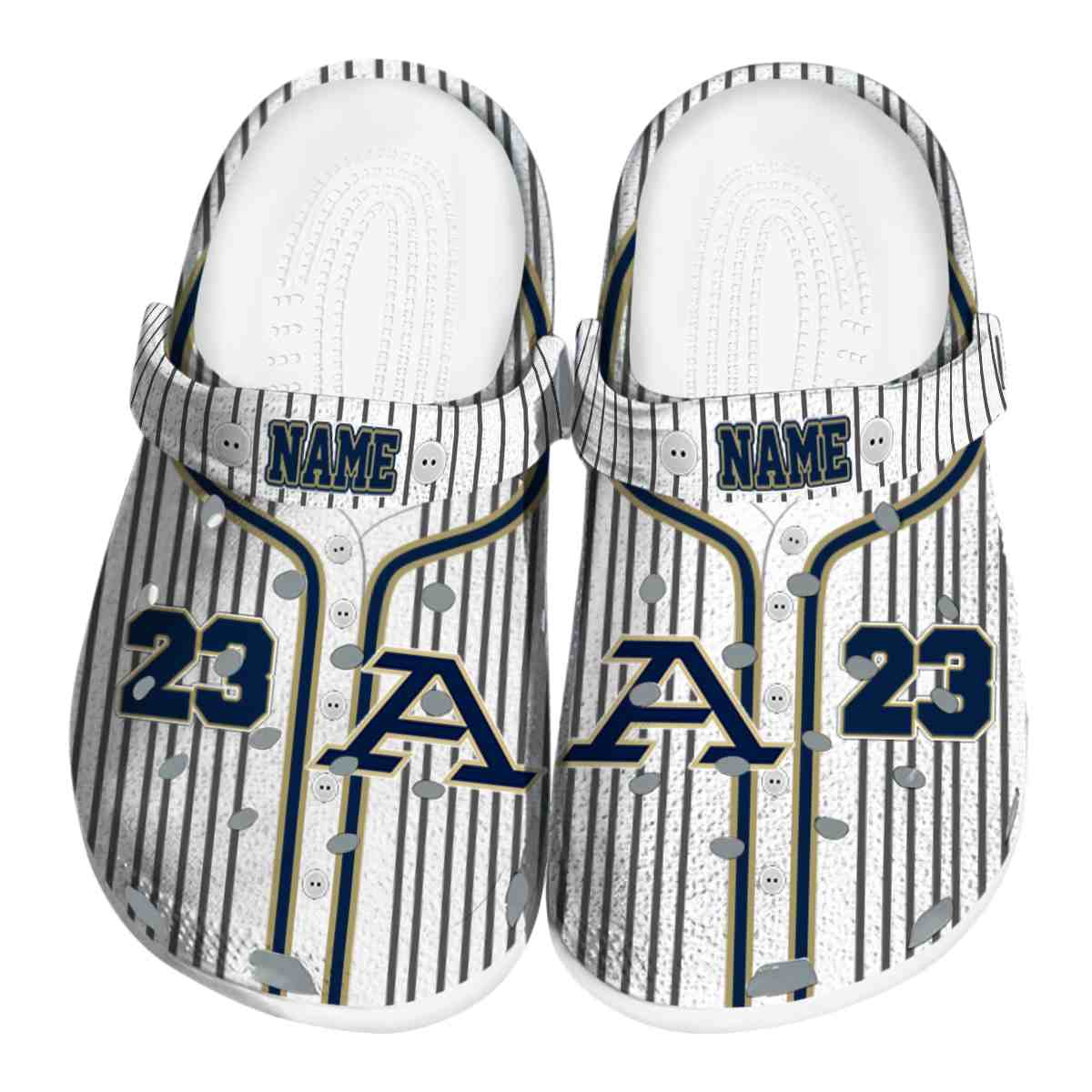 Akron Zips 2025 NCAA Sport Crocs Clogs For Men Women and Kids - GNL146888