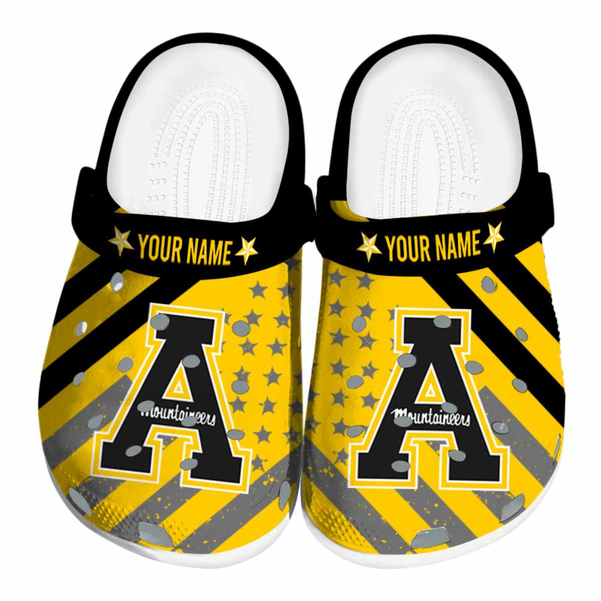 Appalachian State Mountaineers 2025 NCAA Sport Crocs Clogs For Men Women and Kids - GNL146937
