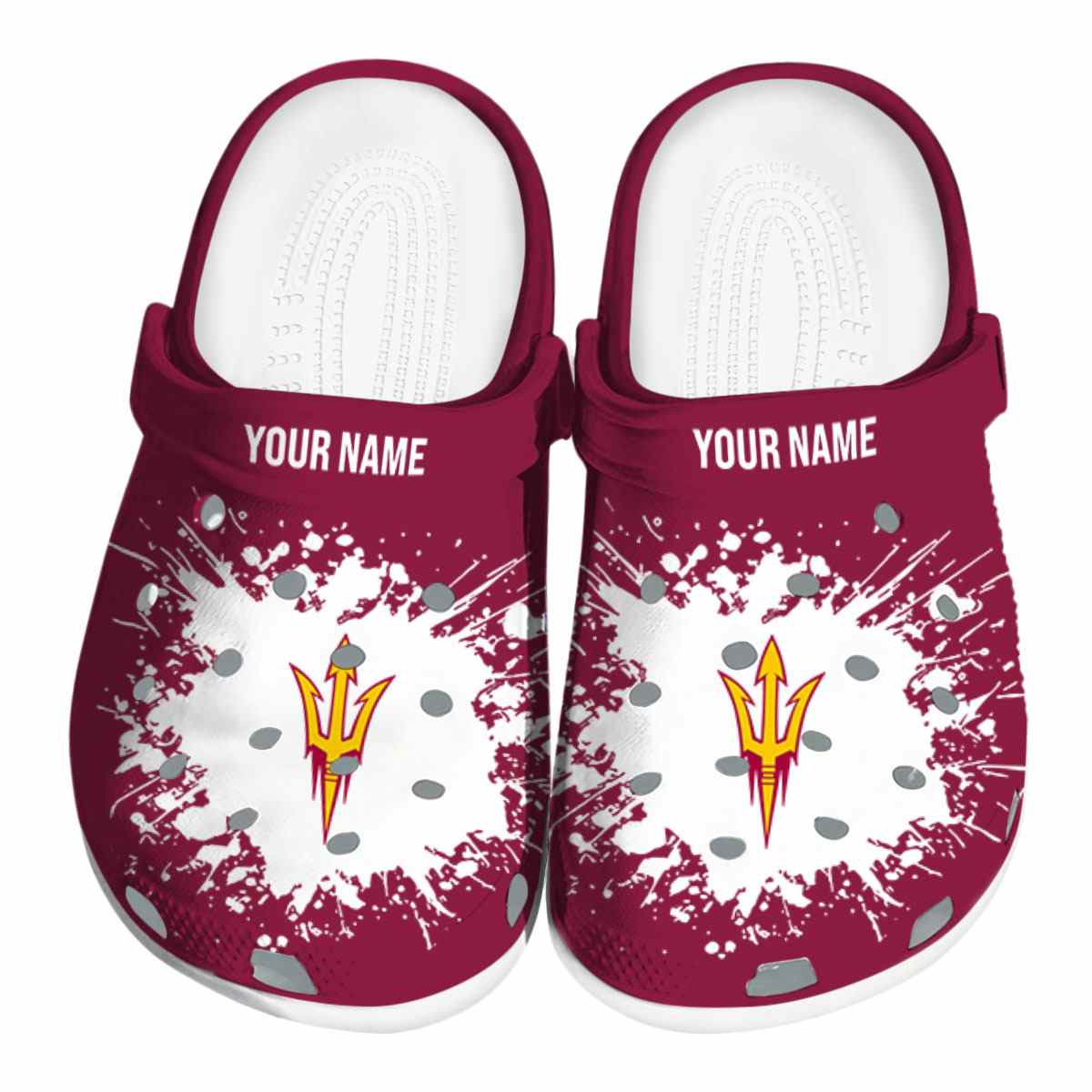 Arizona State Sun Devils 2025 NCAA Sport Crocs Clogs For Men Women and Kids - GNL146962