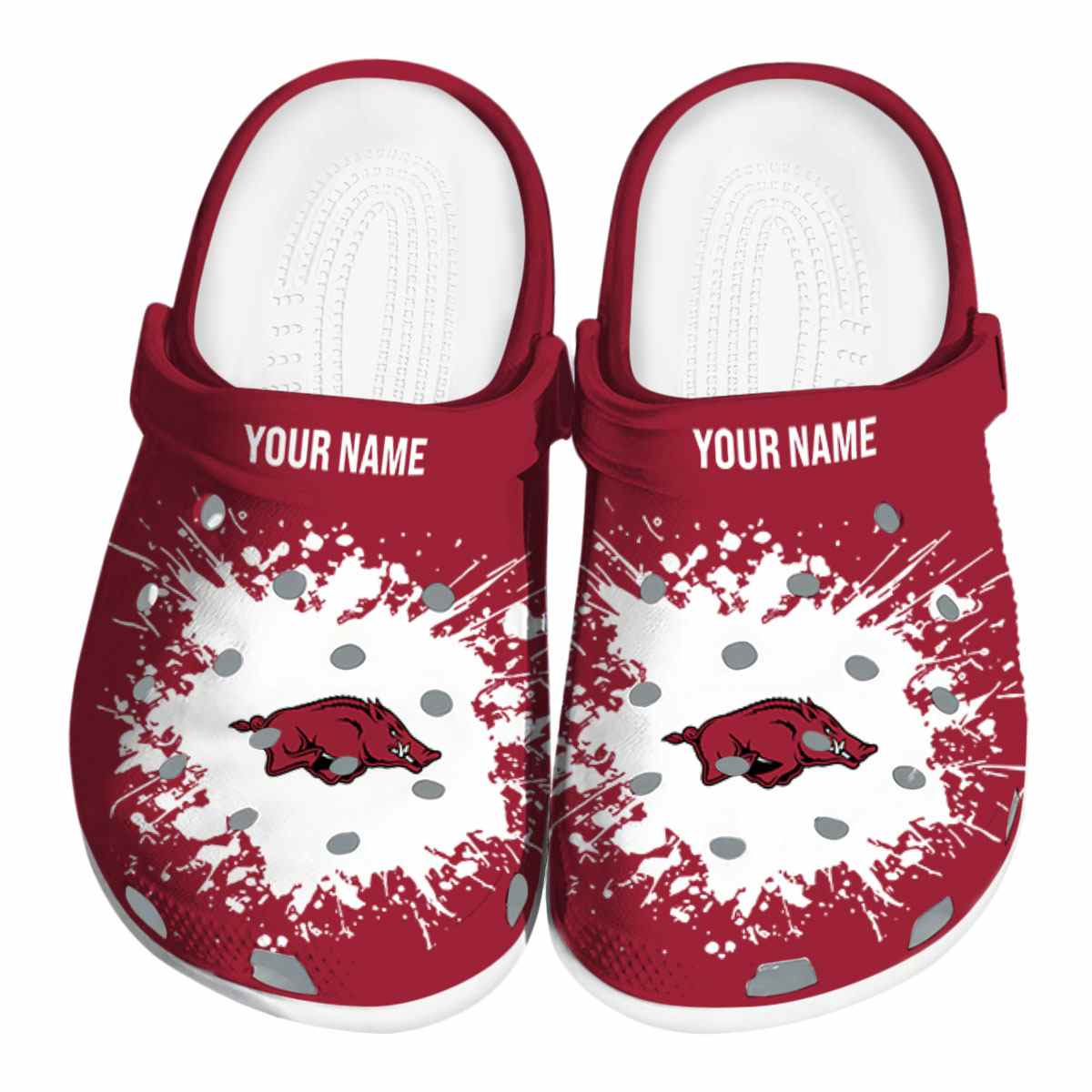 Arkansas Razorbacks 2025 NCAA Sport Crocs Clogs For Men Women and Kids - GNL1461012