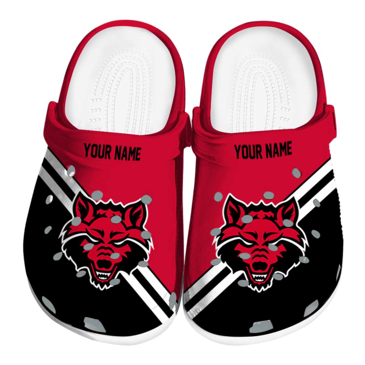 Arkansas State Red Wolves 2025 NCAA Sport Crocs Clogs For Men Women and Kids - GNL1461097