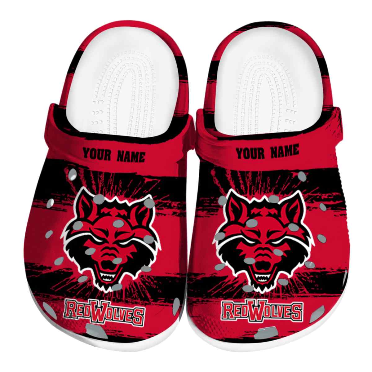 Arkansas State Red Wolves 2025 NCAA Sport Crocs Clogs For Men Women and Kids - GNL1461075