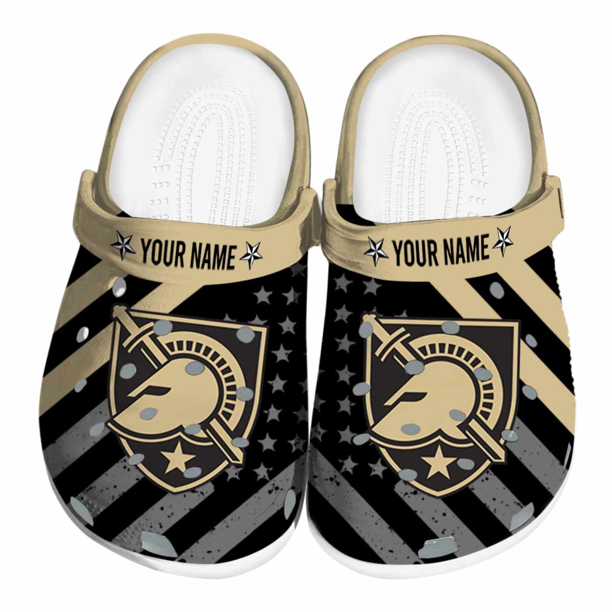 Army Black Knights 2025 NCAA Sport Crocs Clogs For Men Women and Kids - GNL1461084