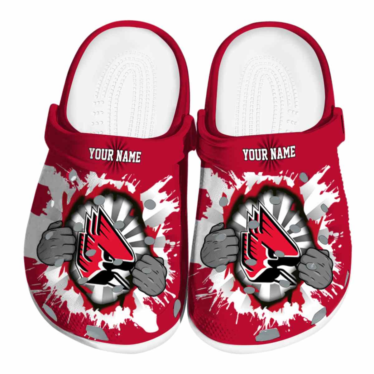 Ball State Cardinals 2025 NCAA Sport Crocs Clogs For Men Women and Kids - GNL1461163