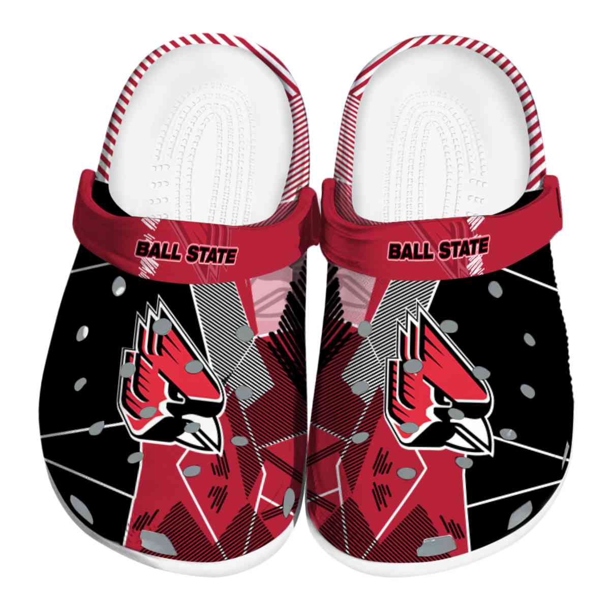 Ball State Cardinals 2025 NCAA Sport Crocs Clogs For Men Women and Kids - GNL1461198