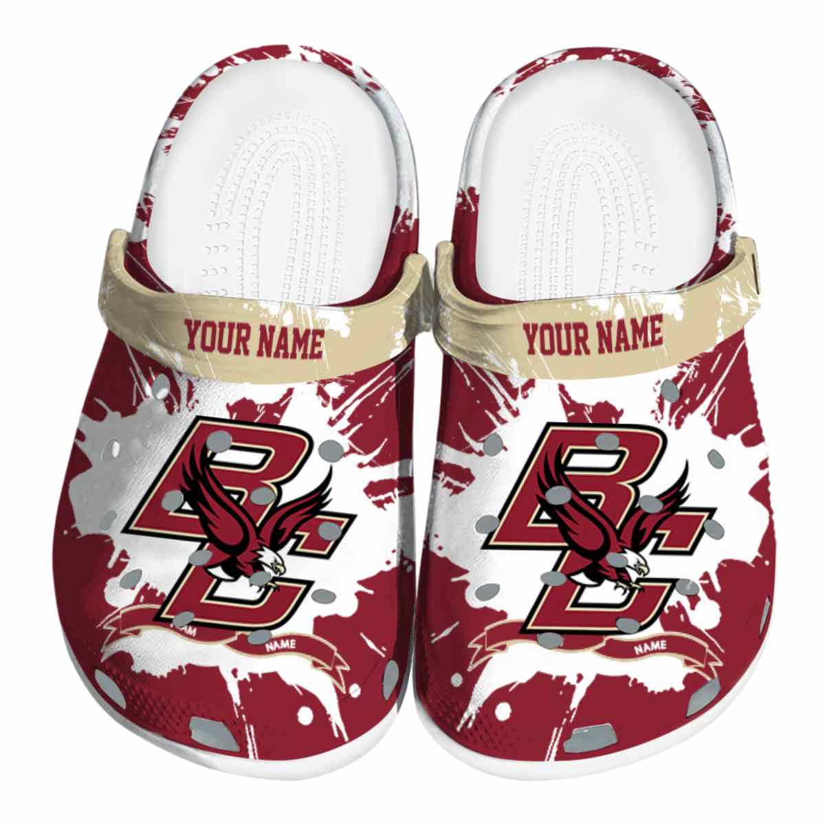 Boston College Eagles 2025 NCAA Sport Crocs Clogs For Men Women and Kids - GNL1461260
