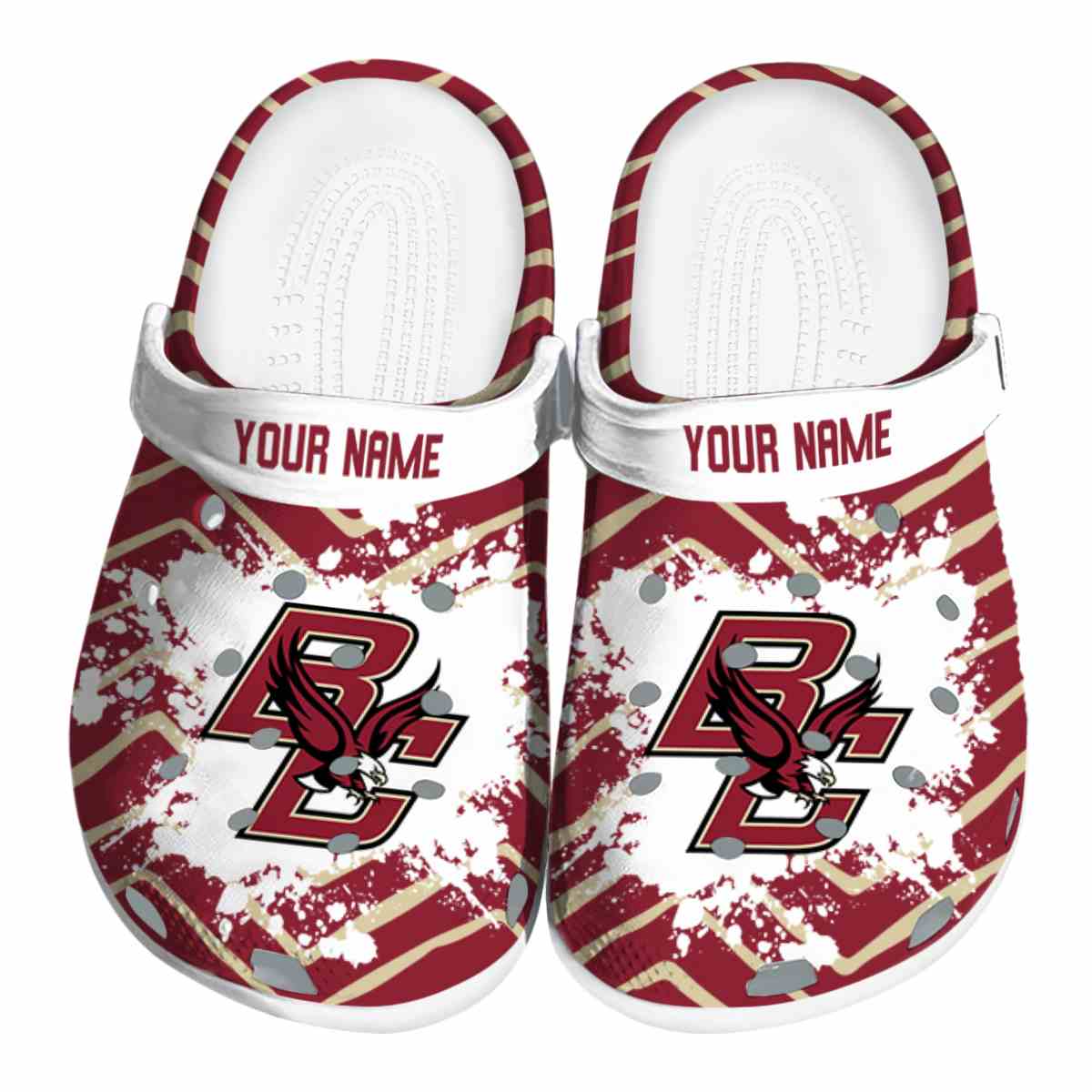 Boston College Eagles 2025 NCAA Sport Crocs Clogs For Men Women and Kids - GNL1461268