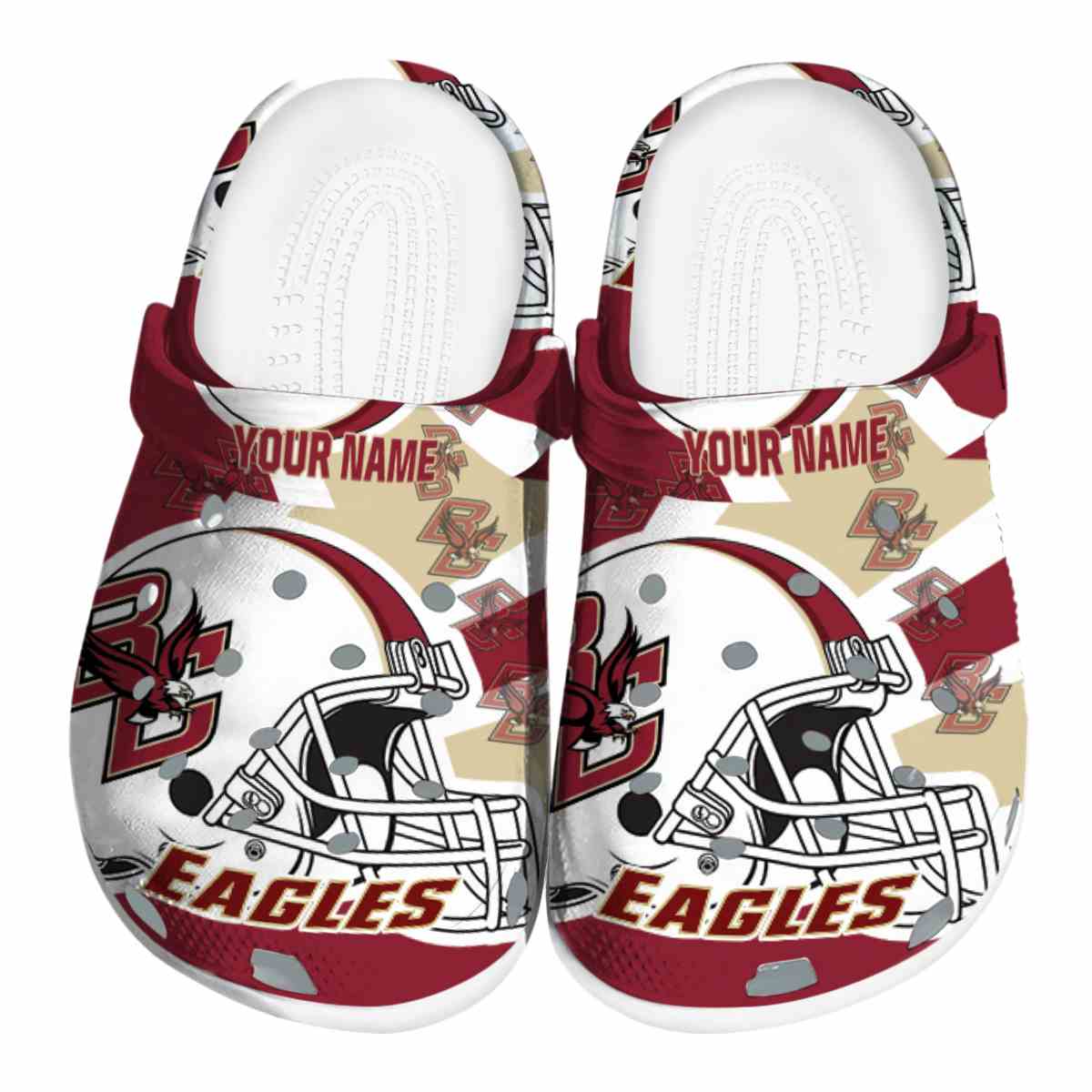Boston College Eagles 2025 NCAA Sport Crocs Clogs For Men Women and Kids - GNL1461282