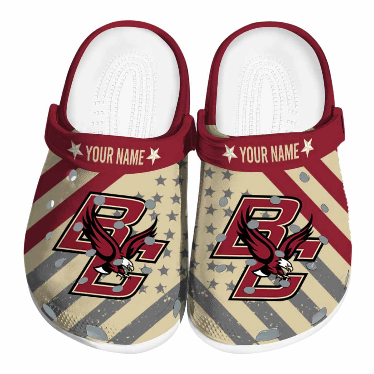 Boston College Eagles 2025 NCAA Sport Crocs Clogs For Men Women and Kids - GNL1461298