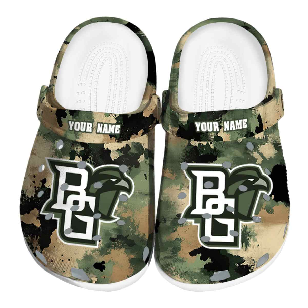 Bowling Green Falcons 2025 NCAA Sport Crocs Clogs For Men Women and Kids - GNL1461283