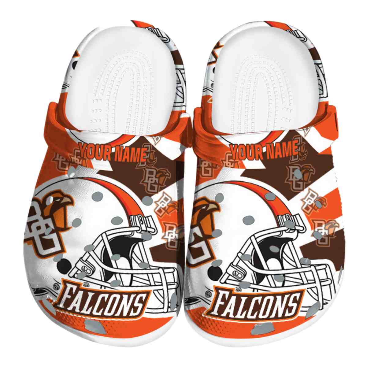 Bowling Green Falcons 2025 NCAA Sport Crocs Clogs For Men Women and Kids - GNL1461291
