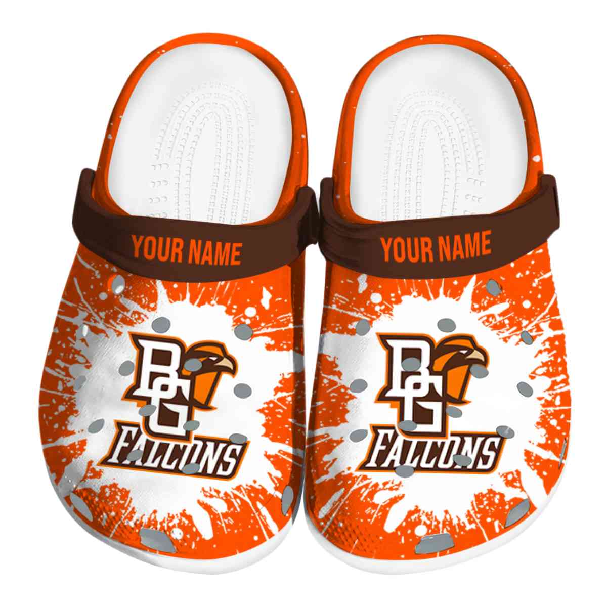 Bowling Green Falcons 2025 NCAA Sport Crocs Clogs For Men Women and Kids - GNL1461304
