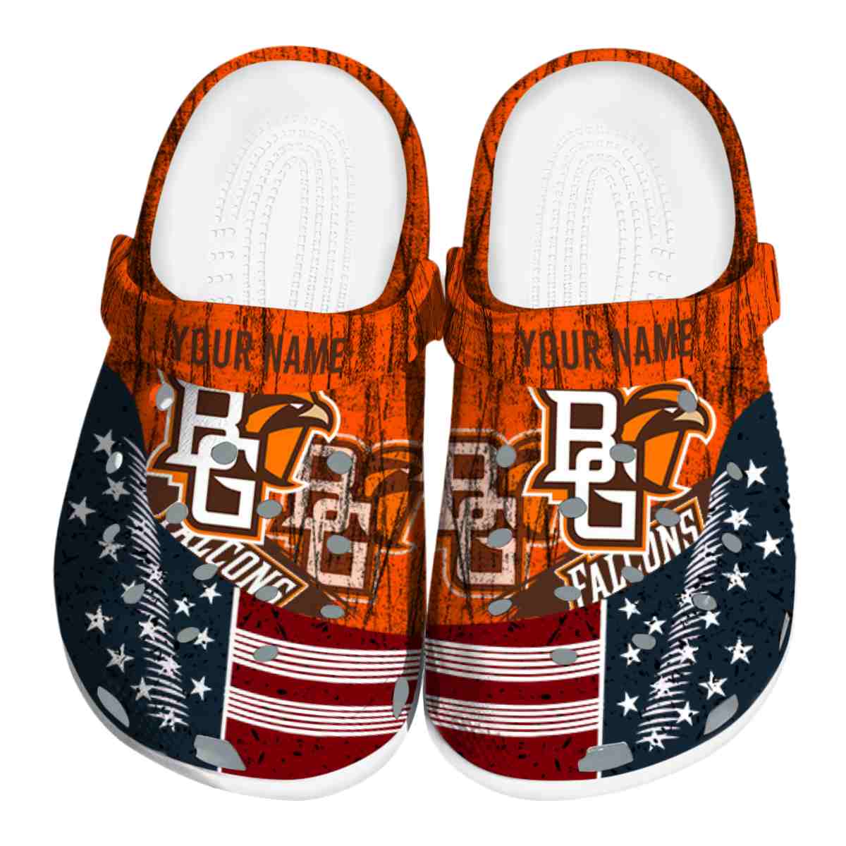 Bowling Green Falcons 2025 NCAA Sport Crocs Clogs For Men Women and Kids - GNL1461297