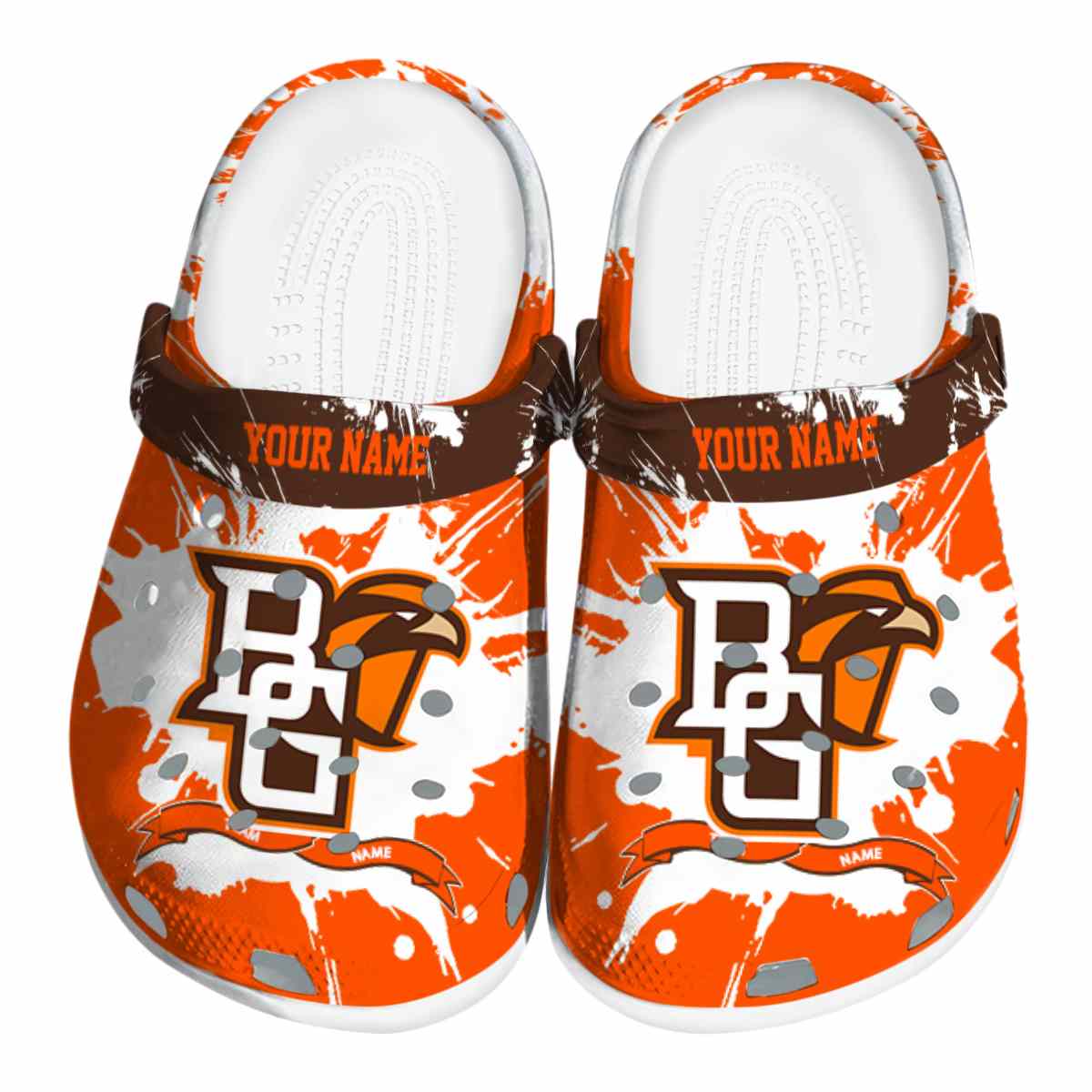 Bowling Green Falcons 2025 NCAA Sport Crocs Clogs For Men Women and Kids - GNL1461317