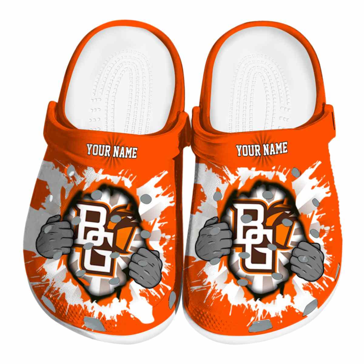 Bowling Green Falcons 2025 NCAA Sport Crocs Clogs For Men Women and Kids - GNL1461334