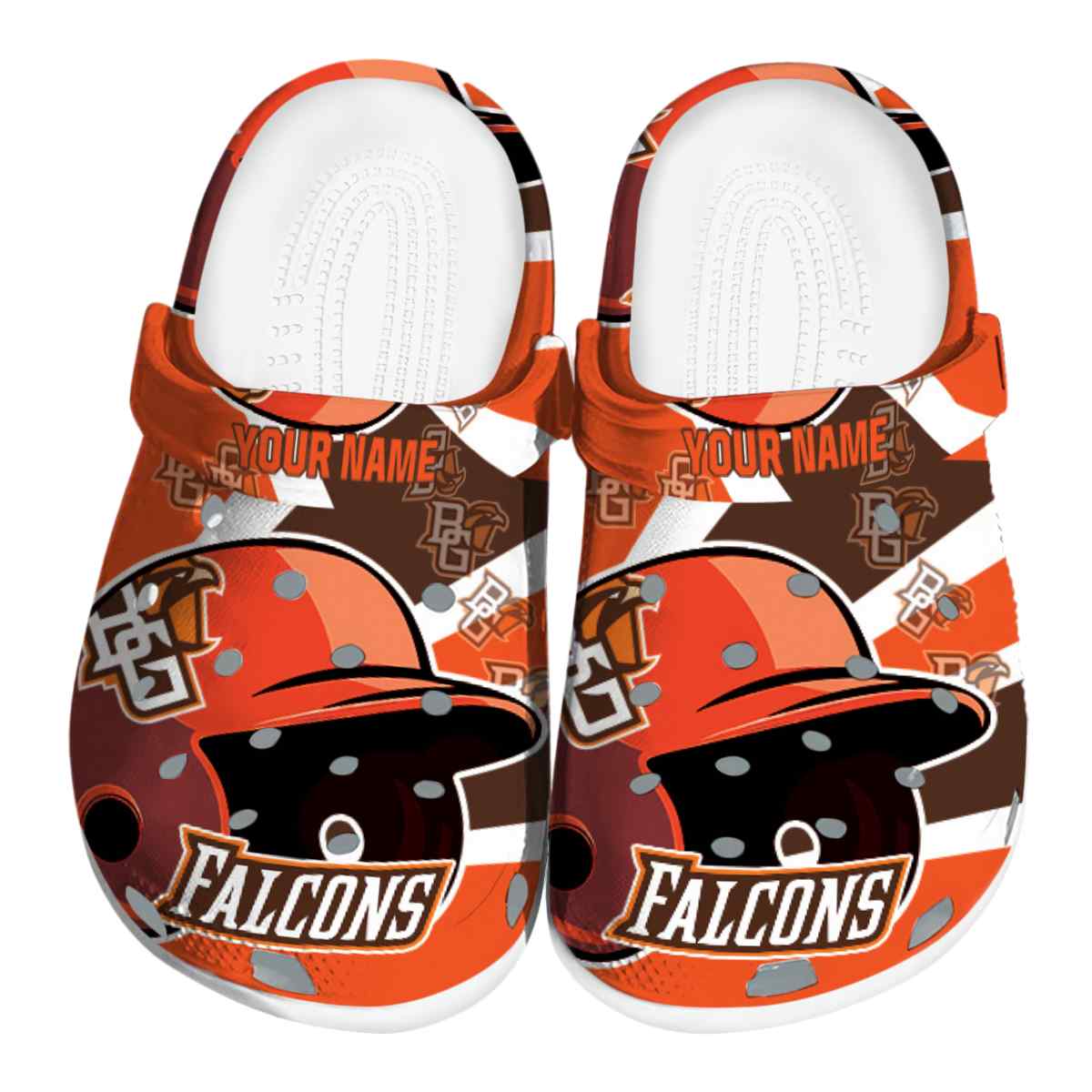 Bowling Green Falcons 2025 NCAA Sport Crocs Clogs For Men Women and Kids - GNL1461337