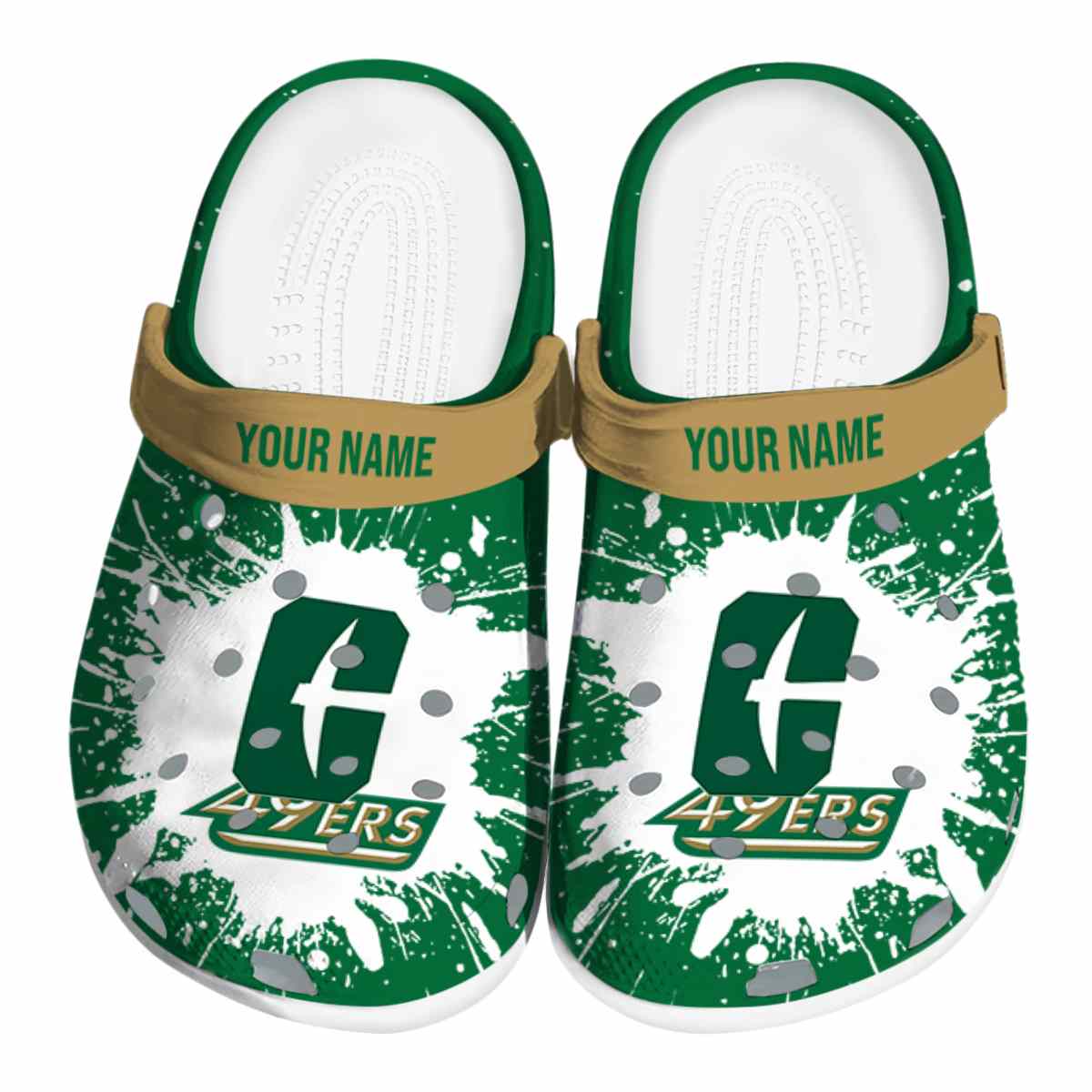 Charlotte 49ers 2025 NCAA Sport Crocs Clogs For Men Women and Kids - GNL1461463