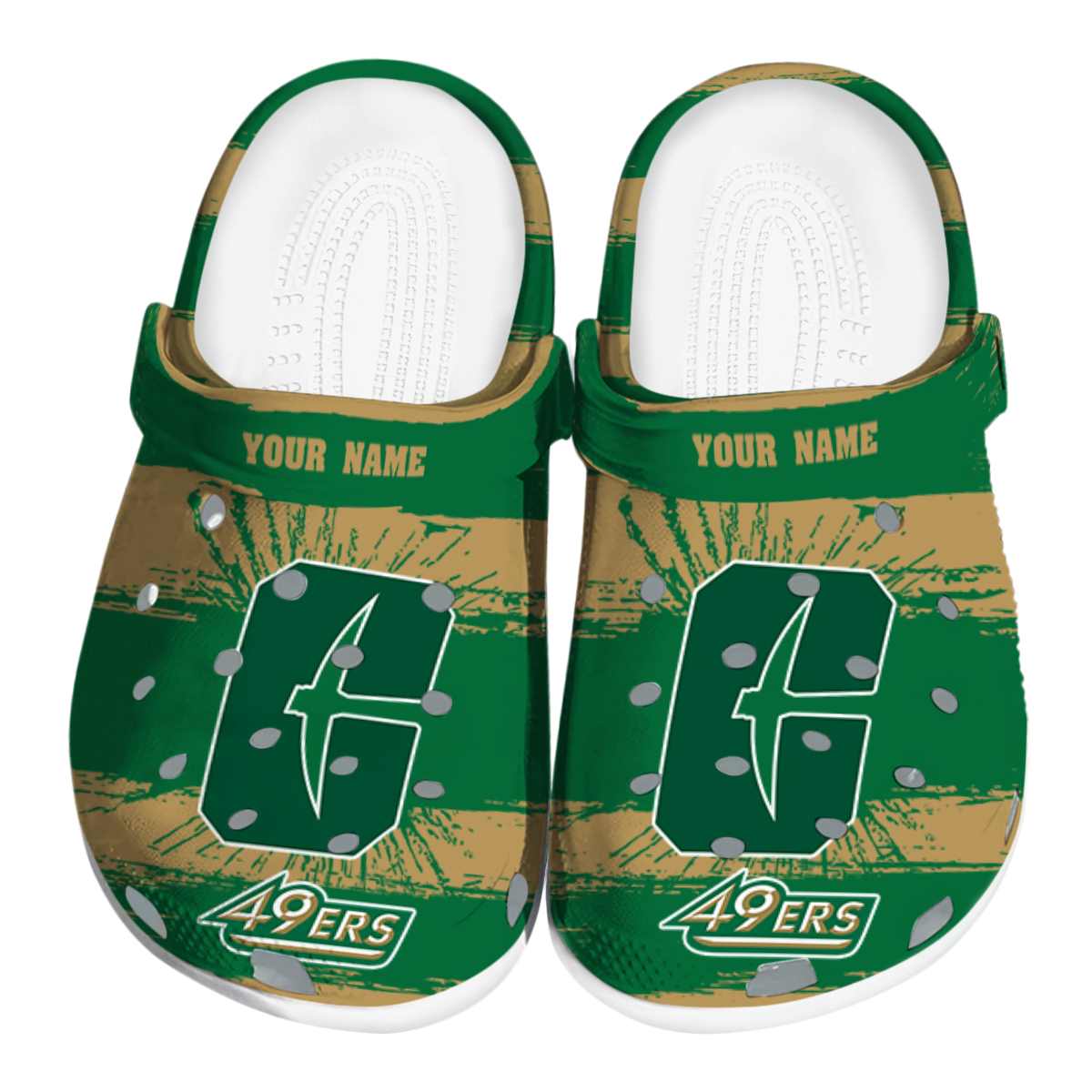Charlotte 49ers 2025 NCAA Sport Crocs Clogs For Men Women and Kids - GNL1461488