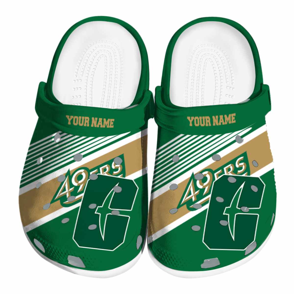 Charlotte 49ers 2025 NCAA Sport Crocs Clogs For Men Women and Kids - GNL1461500