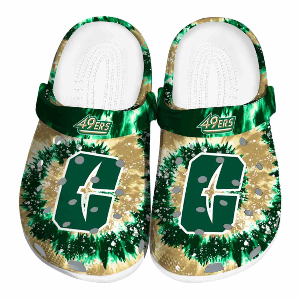 Charlotte 49ers 2025 NCAA Sport Crocs Clogs For Men Women and Kids - GNL1461516