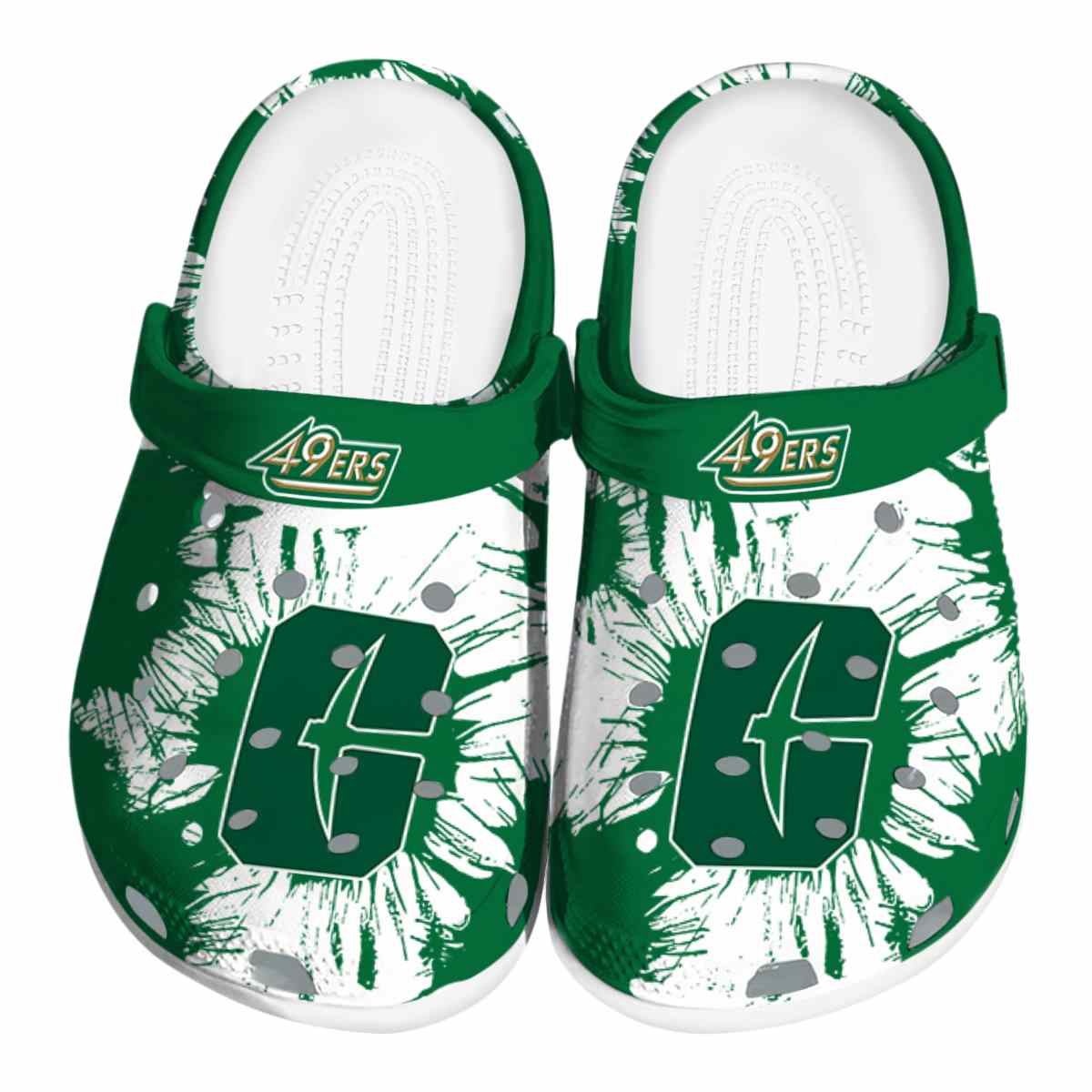 Charlotte 49ers 2025 NCAA Sport Crocs Clogs For Men Women and Kids - GNL1461494