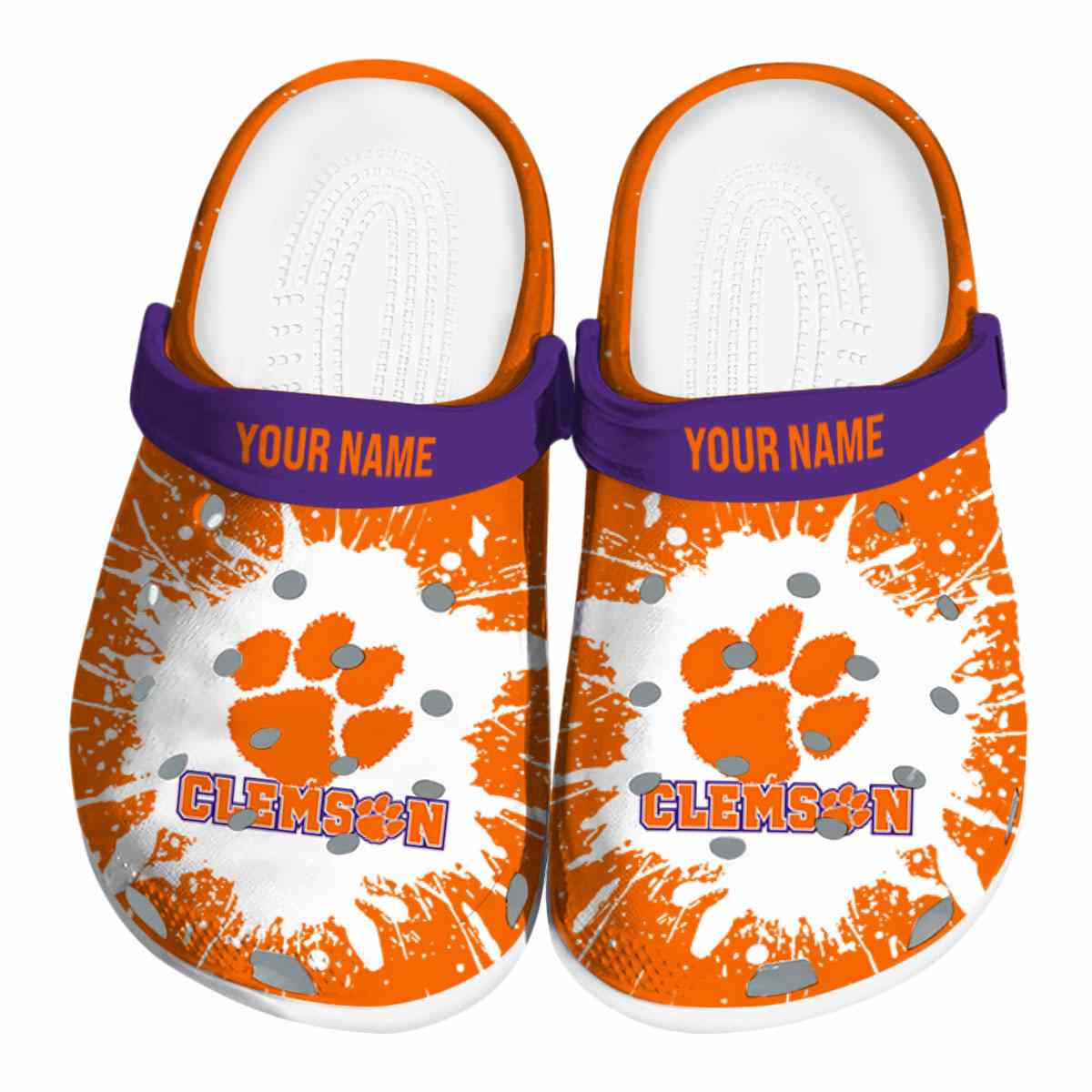 Clemson Tigers 2025 NCAA Sport Crocs Clogs For Men Women and Kids - GNL1461531