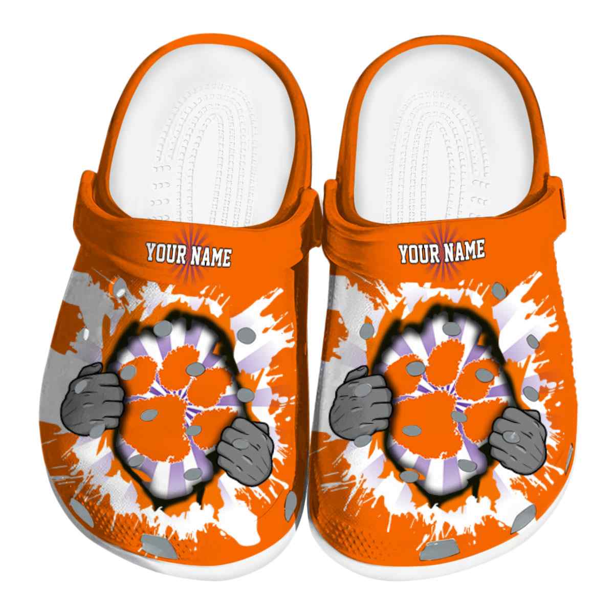 Clemson Tigers 2025 NCAA Sport Crocs Clogs For Men Women and Kids - GNL1461564