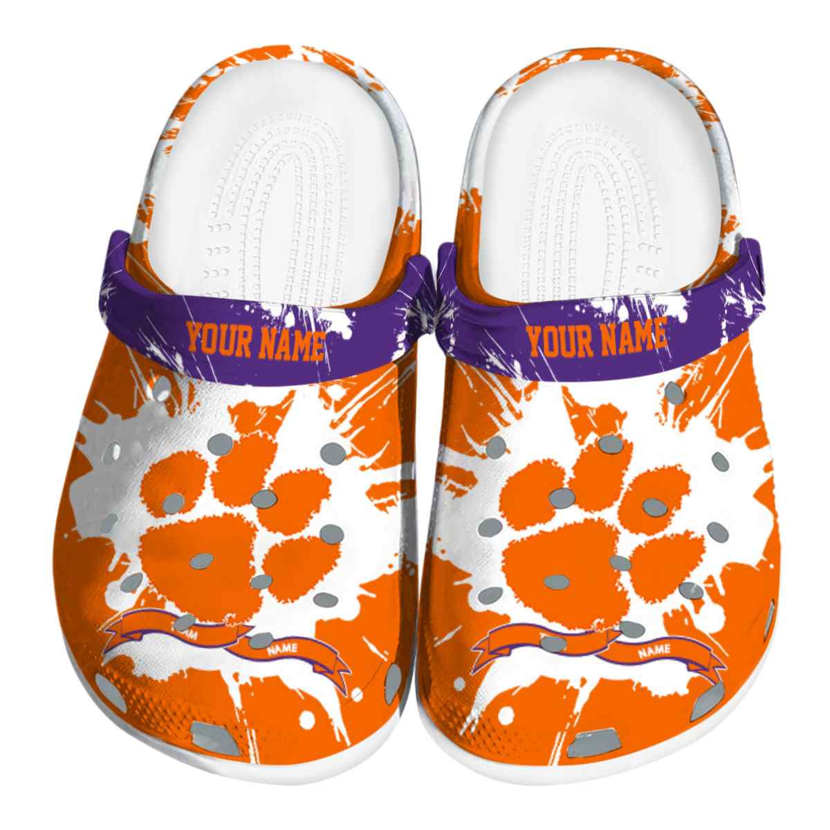 Clemson Tigers 2025 NCAA Sport Crocs Clogs For Men Women and Kids - GNL1461554