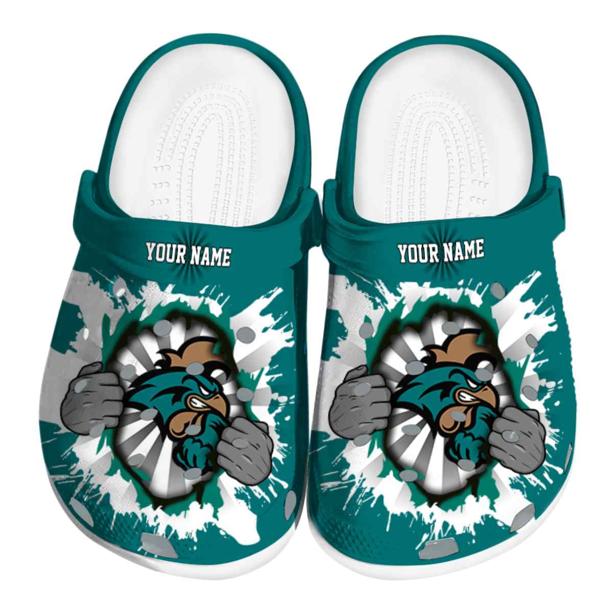 Coastal Carolina Chanticleers 2025 NCAA Sport Crocs Clogs For Men Women and Kids - GNL1461600