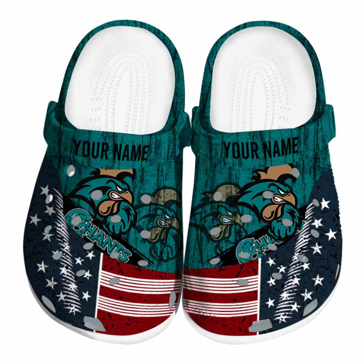 Coastal Carolina Chanticleers 2025 NCAA Sport Crocs Clogs For Men Women and Kids - GNL1461587