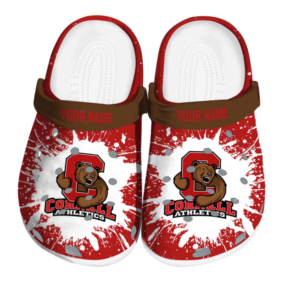 Cornell Big Red 2025 NCAA Sport Crocs Clogs For Men Women and Kids - GNL1461712