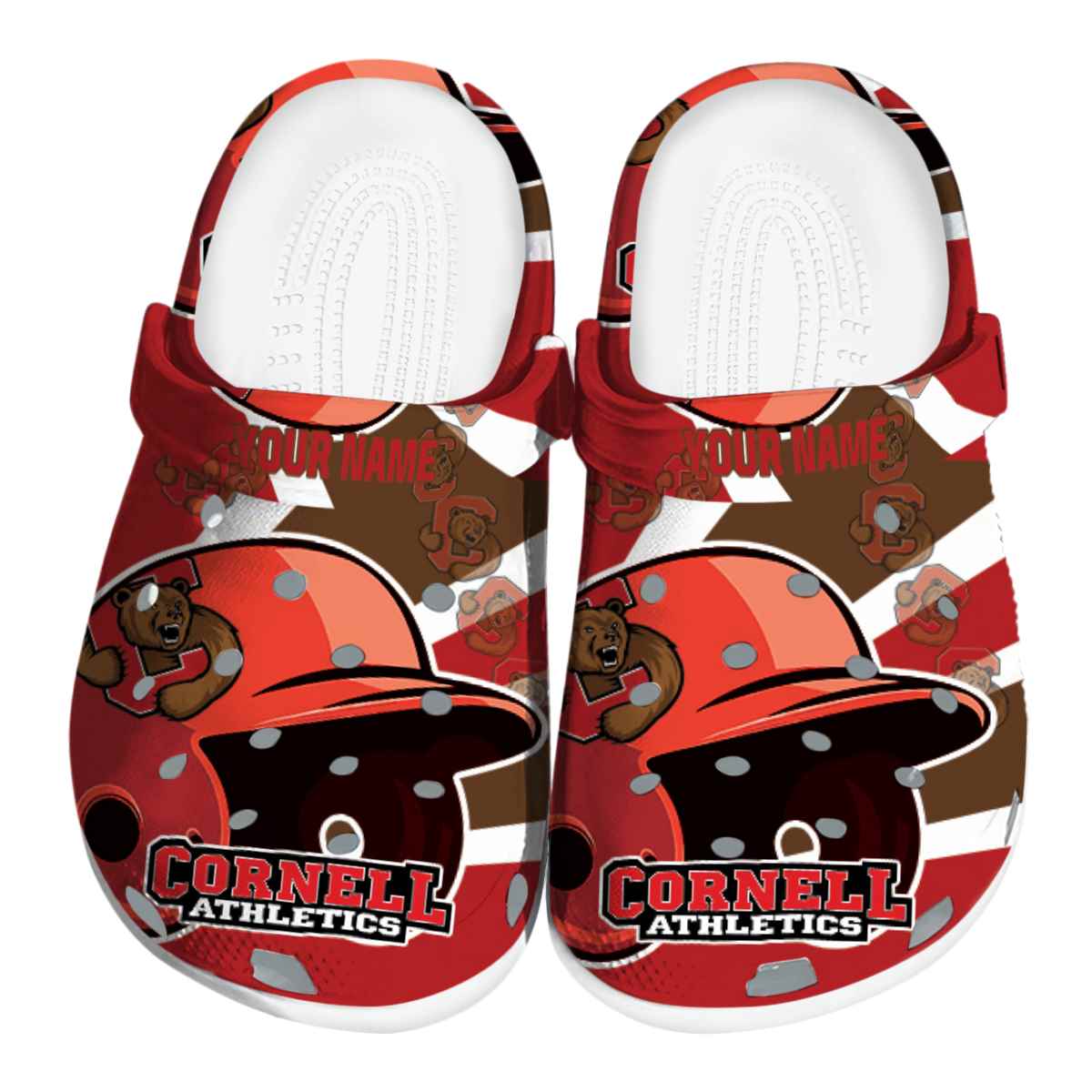 Cornell Big Red 2025 NCAA Sport Crocs Clogs For Men Women and Kids - GNL1461717