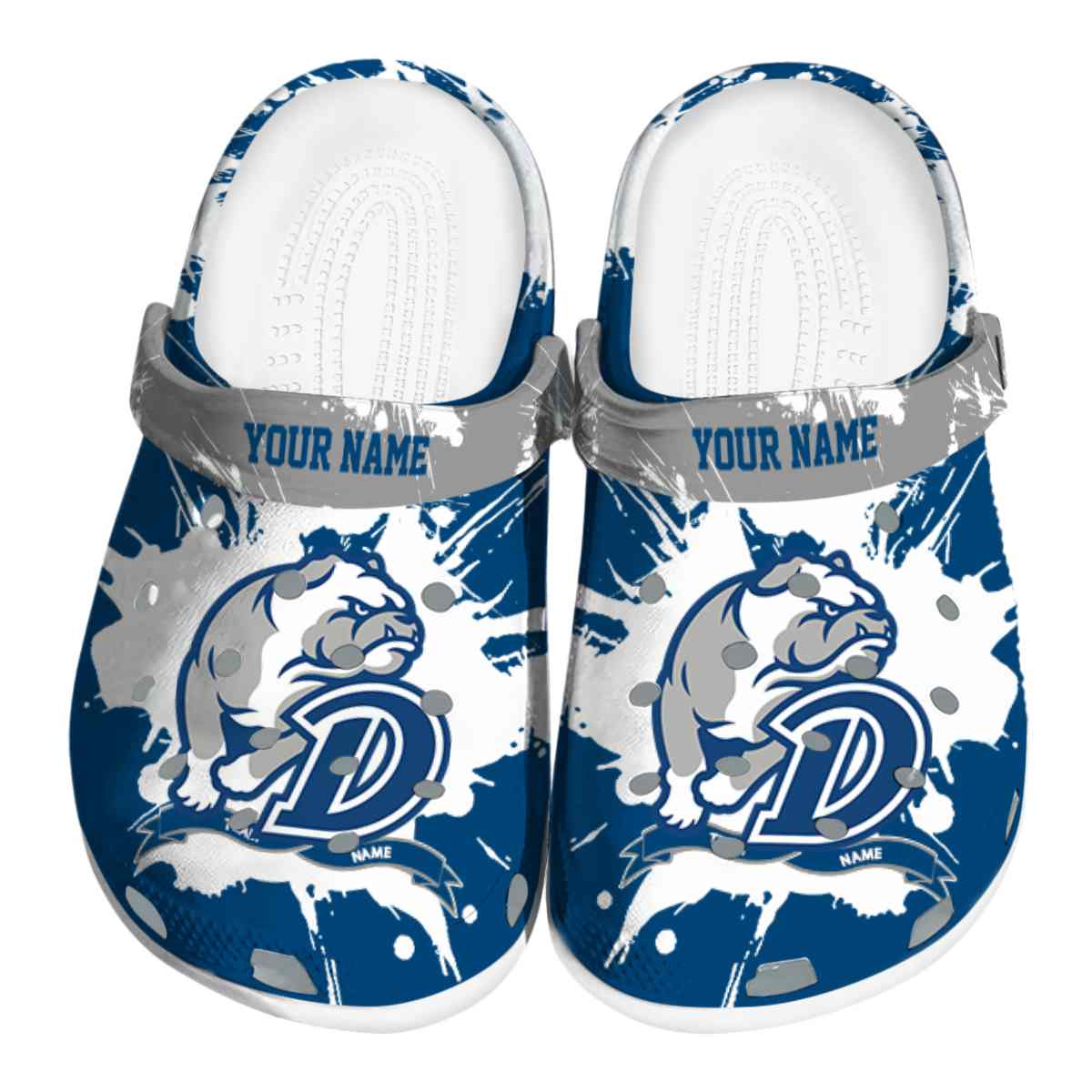 Drake Bulldogs 2025 NCAA Sport Crocs Clogs For Men Women and Kids - GNL1461799