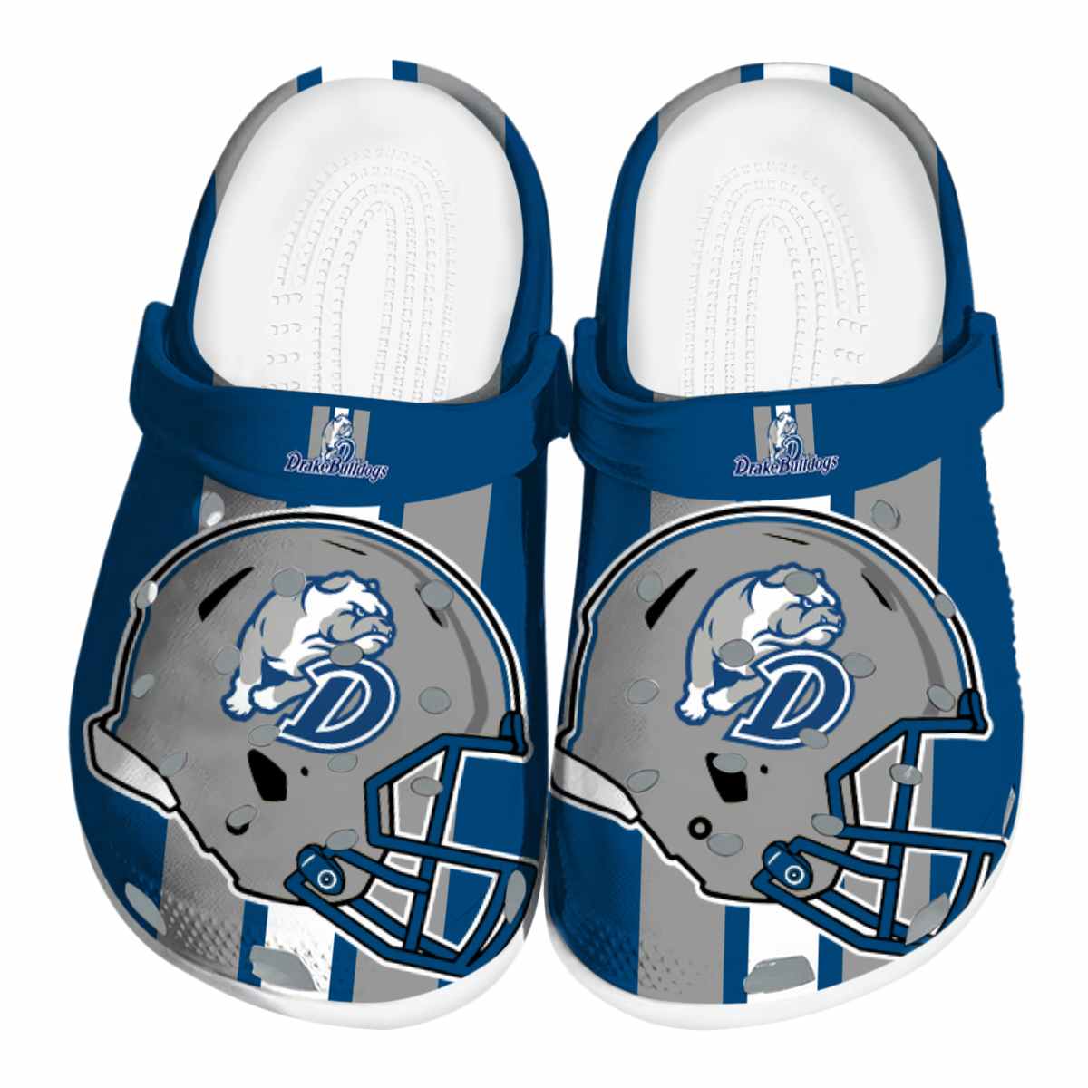Drake Bulldogs 2025 NCAA Sport Crocs Clogs For Men Women and Kids - GNL1461792